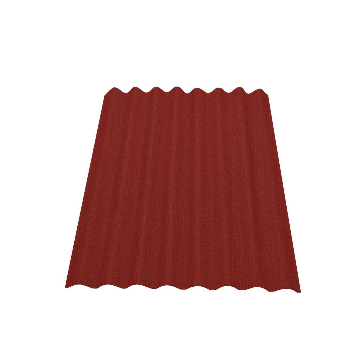 Dachpappe Dachplatte Easyline® Wellplatte Gartenhaus, Farbe: rot