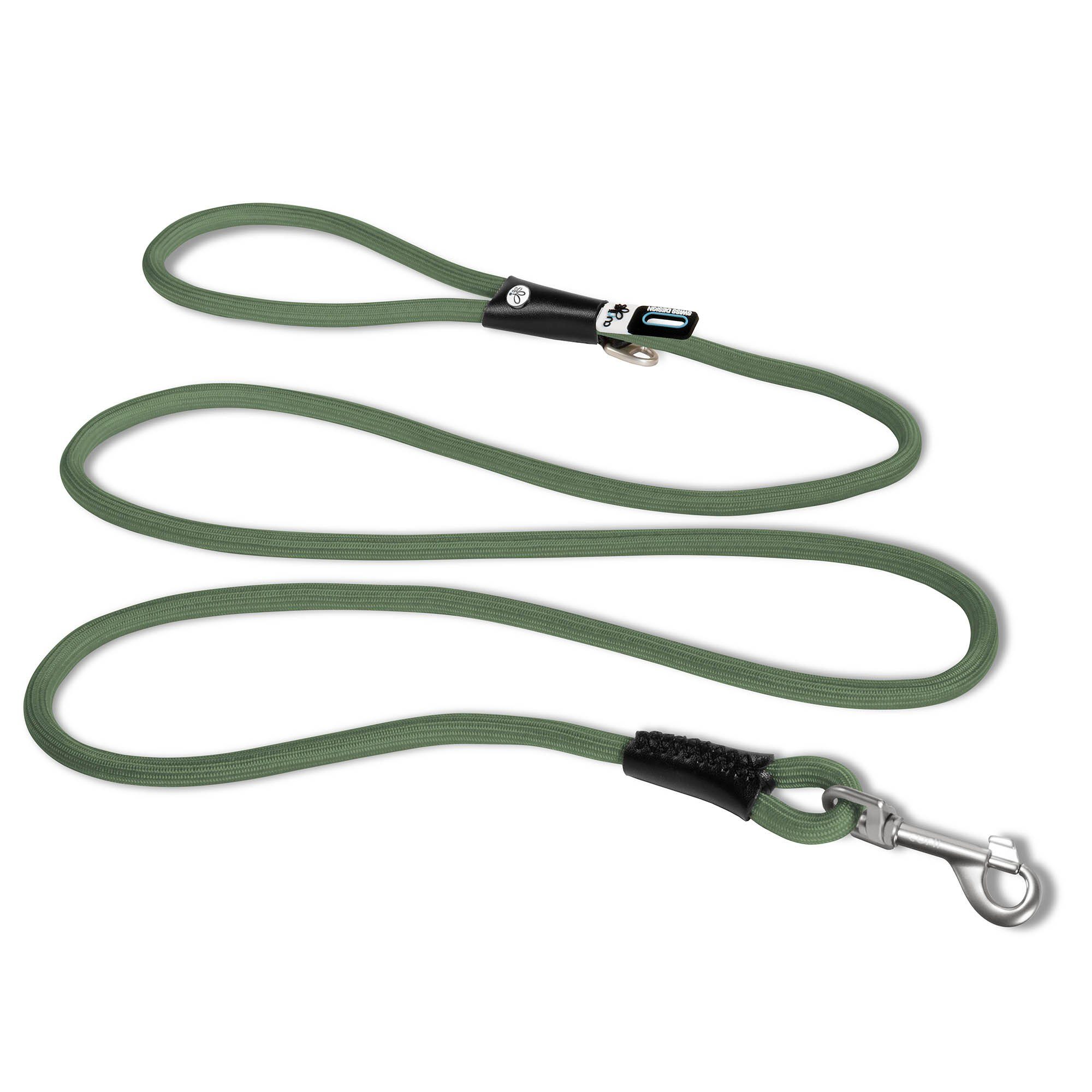 Curli Hundeleine Curli Stretch Comfort stoßdämpfende Nylon Hunde Führleine Hundeleine