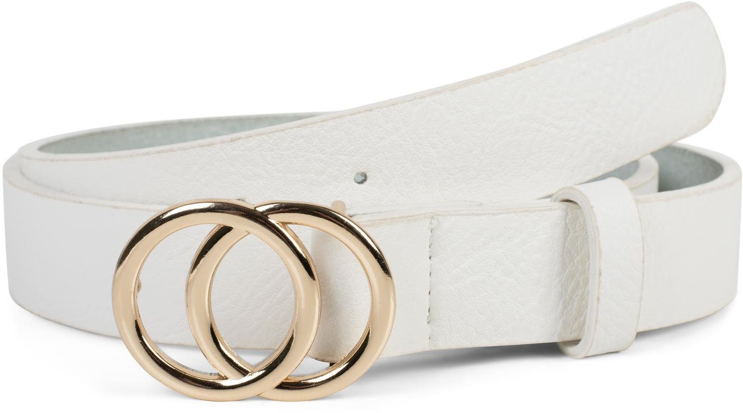 Synthetikgürtel Gürtel mit Ringschnalle