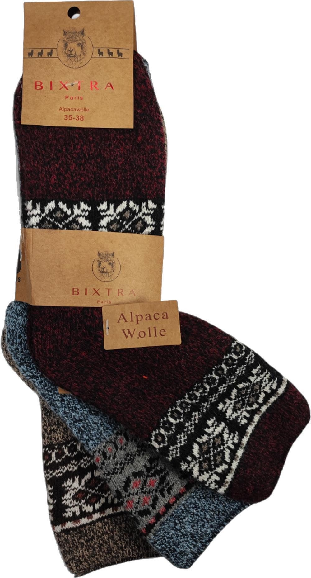 EloModa Thermosocken 3 Paar Damen Alpaka Wintersocken Socken Wollsocken, Gr günstig online kaufen