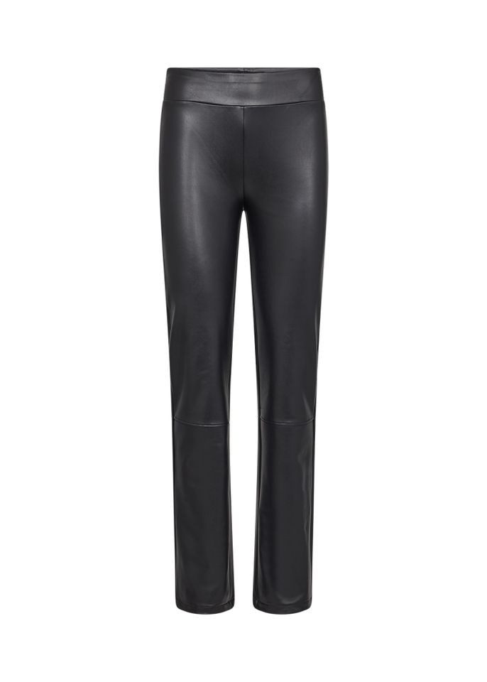 soyaconcept Lederimitathose - enganliegende Hose in Lederoptik