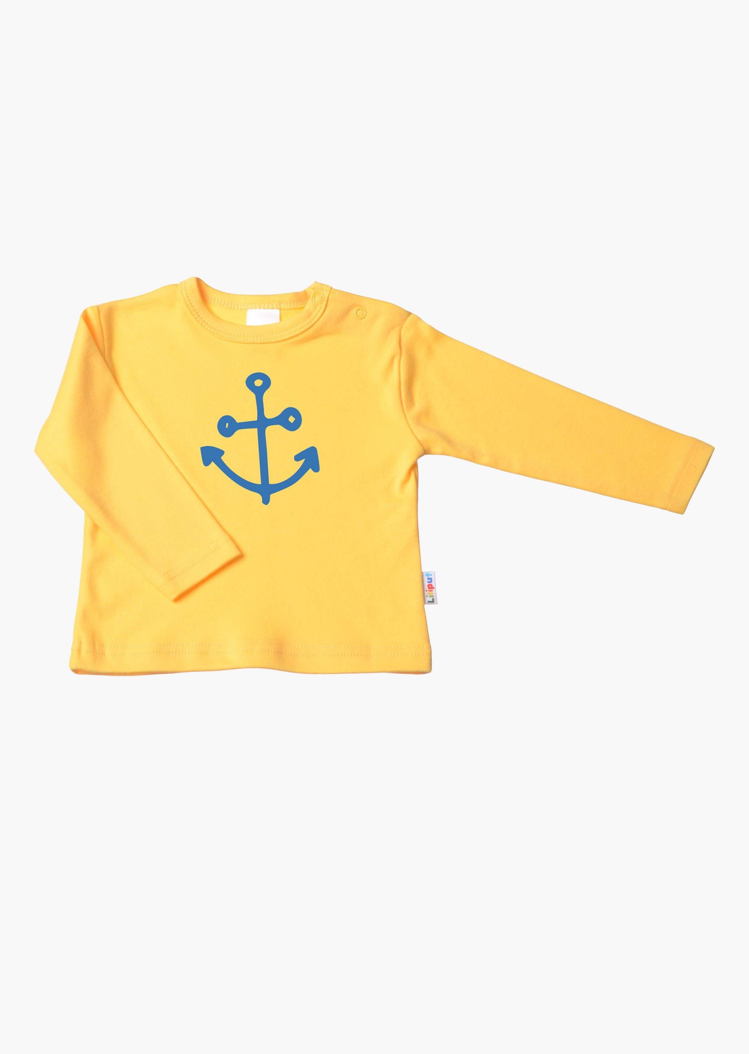 Liliput Langarmshirt Anker mit Druckknöpfen auf der Schulter