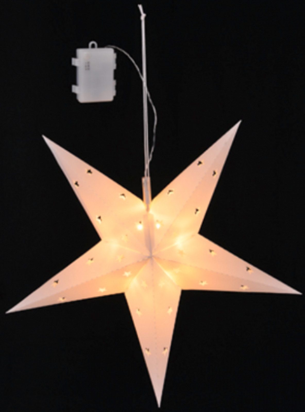 Gravidus Dekostern LED Weihnachtsstern Fensterdekoration