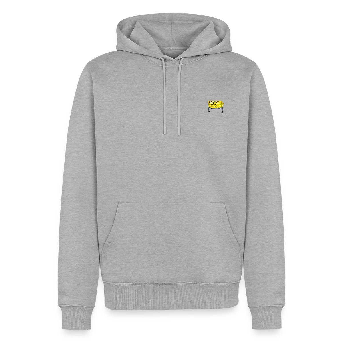 Hoodie SpongeBob Schwammkopf Stick Brustmotiv Herren Premium Hoodie