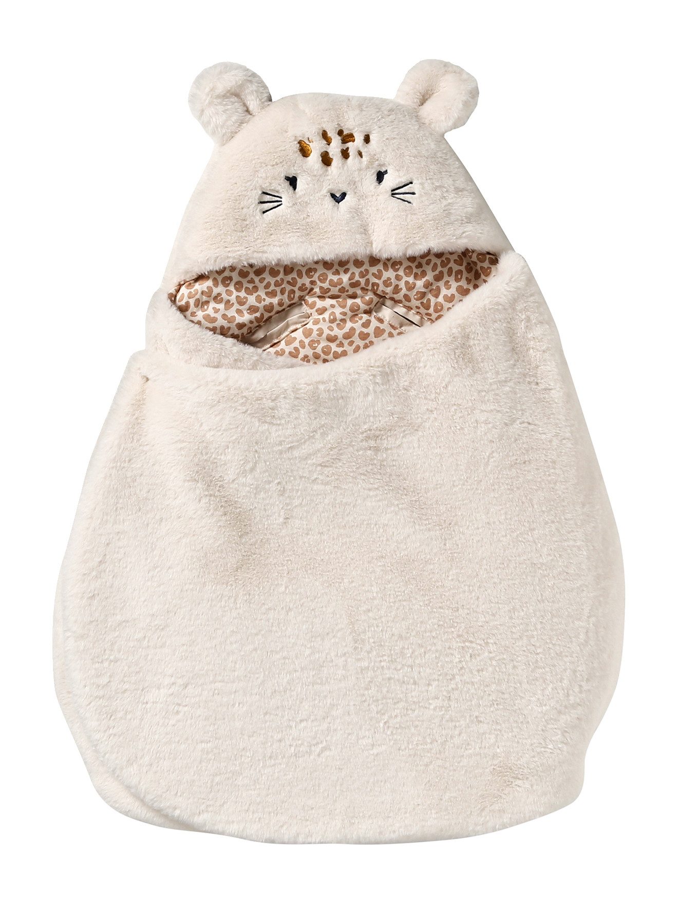 Fußsack 2-in-1 Baby Ausfahrsack/Wickelunterlage, Plüsch