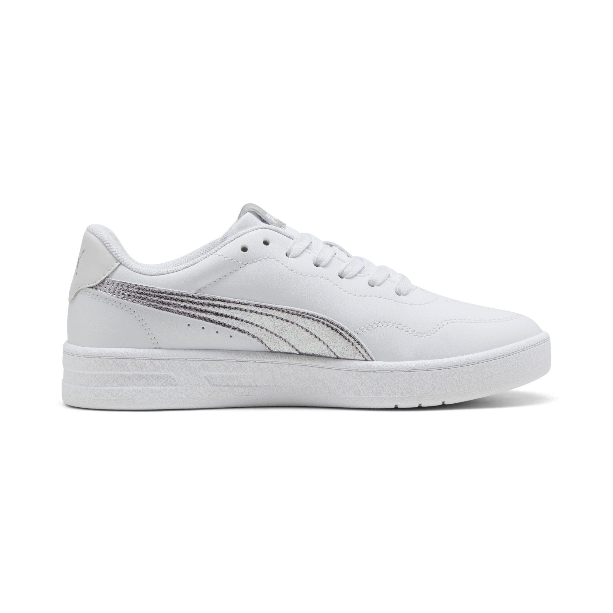PUMA COURT LALLY METALLIC WHISPER Sneaker für sportlichen Look im Alltag, atmungsaktives Innenmaterial