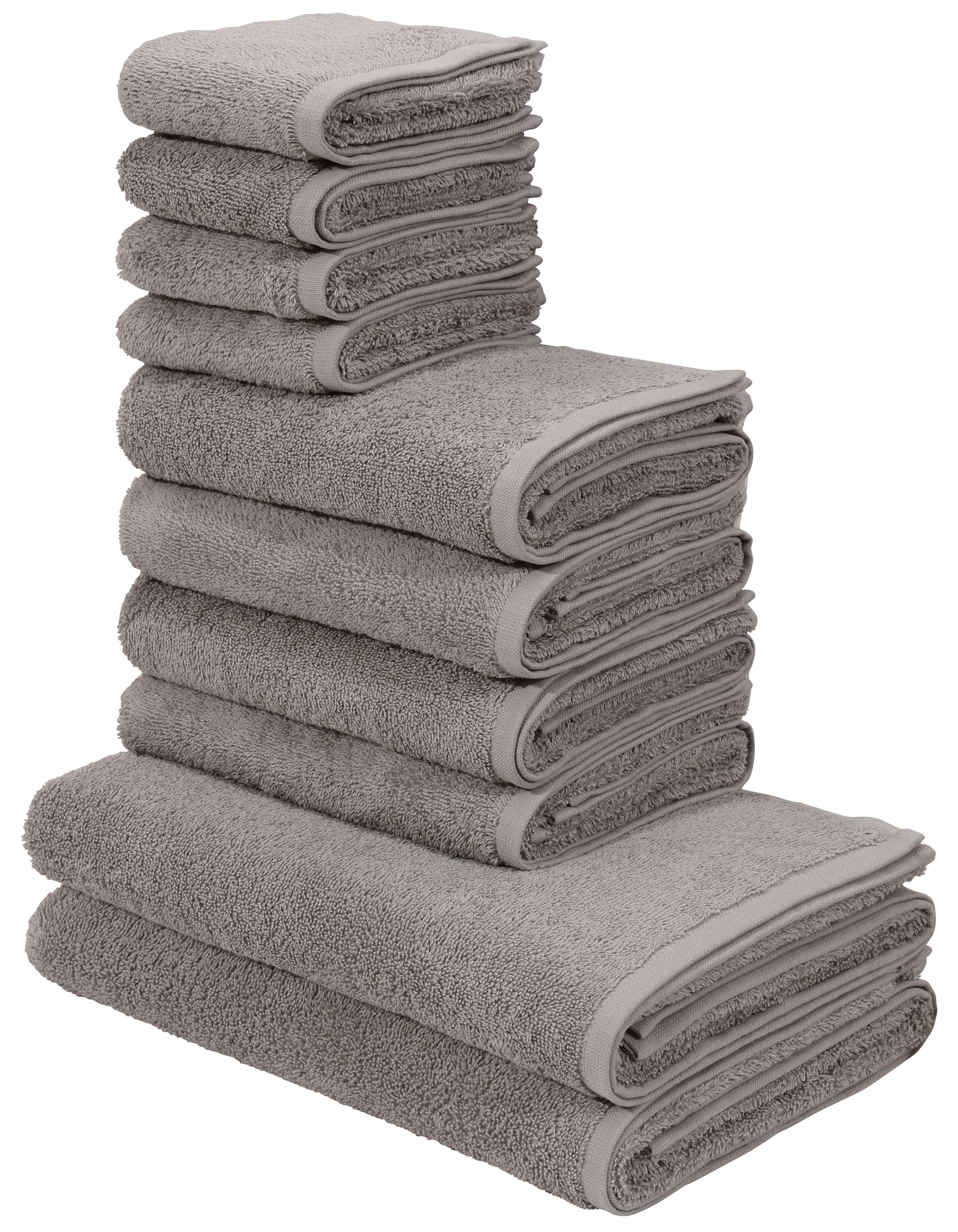 my home Handtuch Set Merida, Duschtücher, Handtücher, Gästetücher, Frottier günstig online kaufen