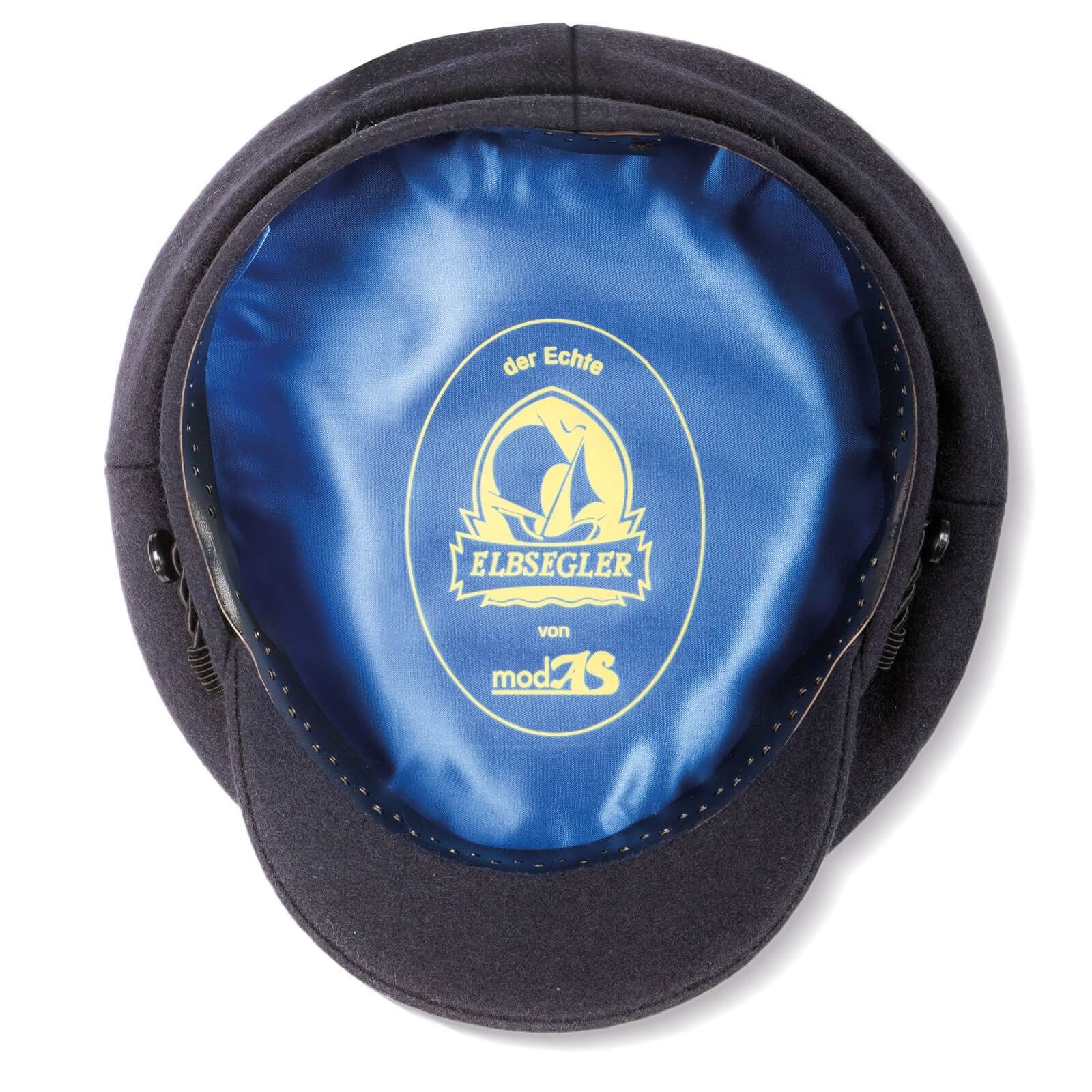 modAS Schirmmütze 10804 Unisex Original Elbsegler - Schiffermütze Prinz-Heinrich-Mütze