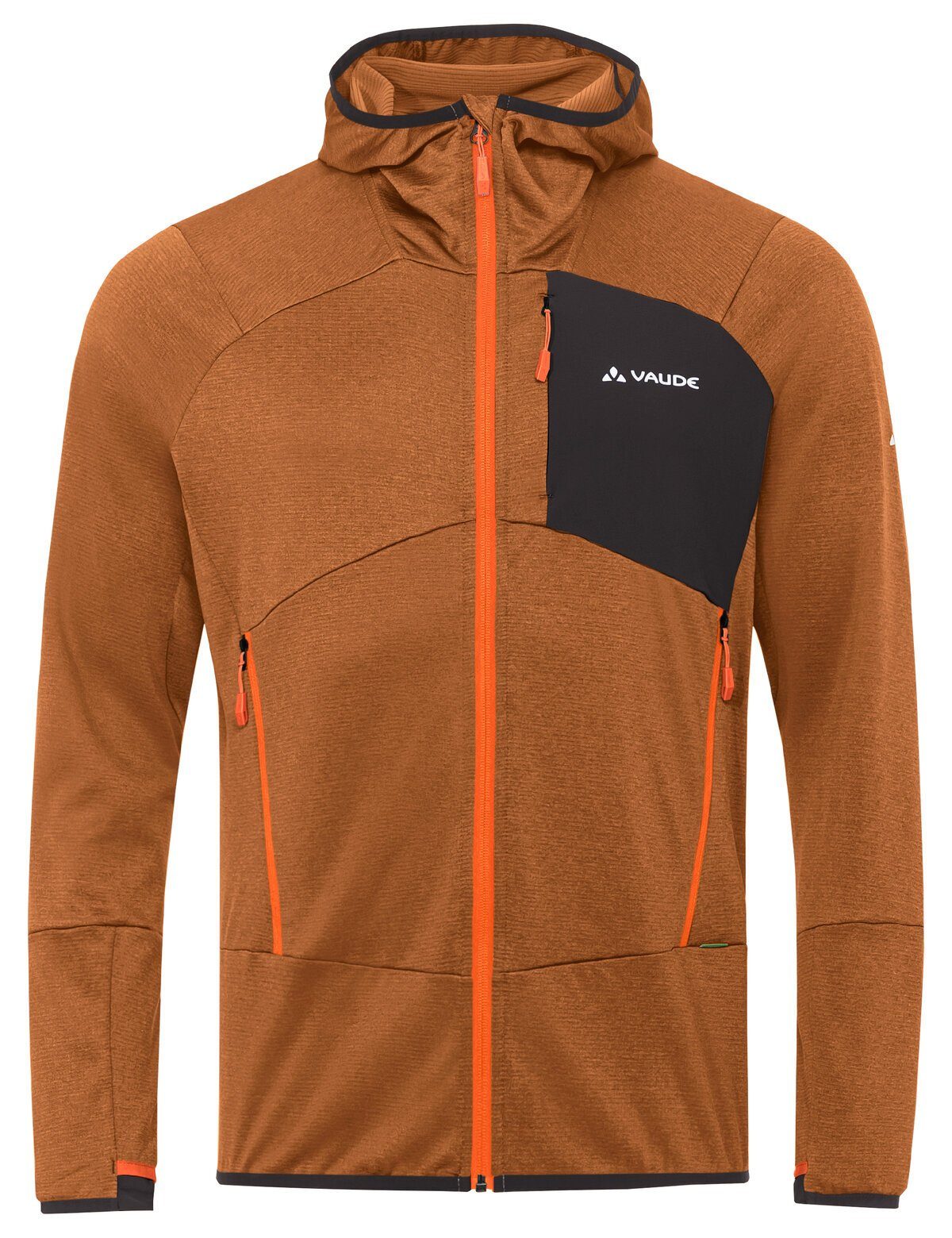 VAUDE Outdoorjacke Men's Monviso Fleece Jacket II (1-St) Klimaneutral kompensiert black/silt brown