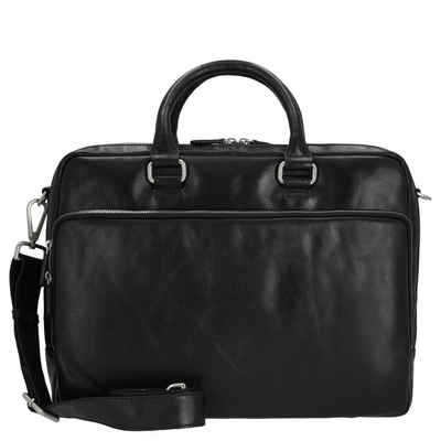 Leonhard Heyden Businesstasche Cambridge - Aktentasche L 3 Fächer Leder 15" 41 cm