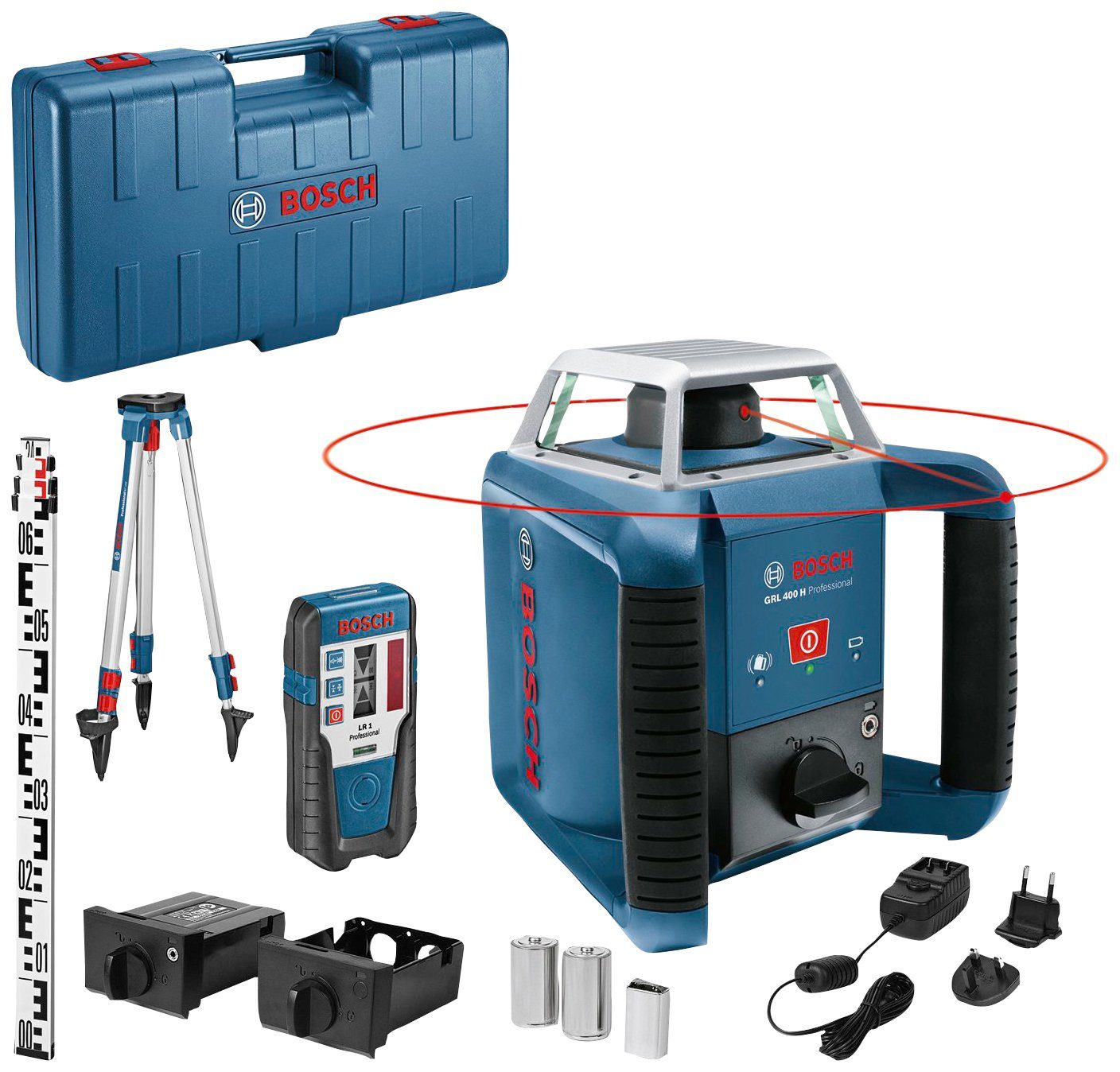 Bosch Professional Rotationslaser »GRL 400 H Professional«, mit Stativ ...