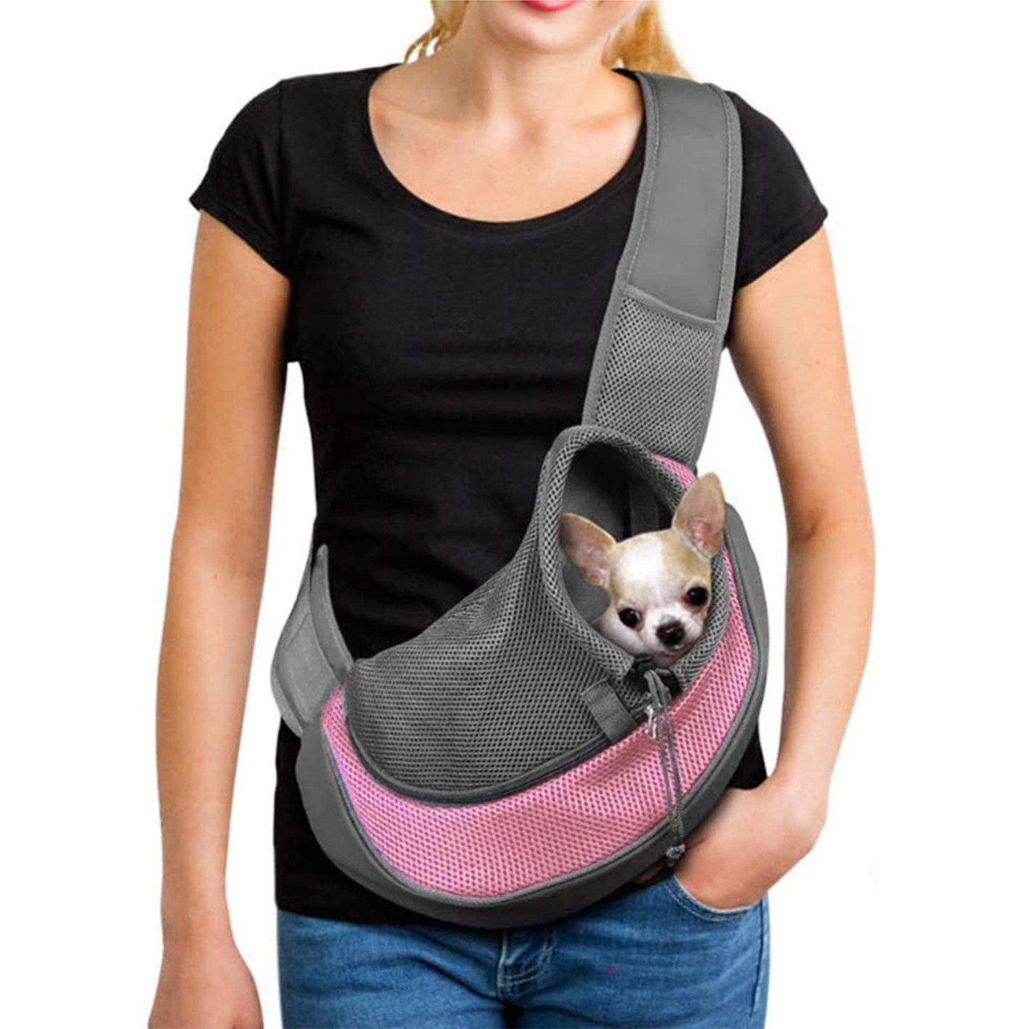 Jioson Tiertransporttasche Tiertransporttasche Haustierrucksack für Katzen und kleine Hunde, bis 3,50 kg, Weiche, faltbare Rucksäcke Tiertransportbehälter Tragbar für unterwegs