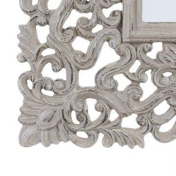 Bigbuy Spiegel Wandspiegel Weiß Glas 98 x 3 x 124 cm