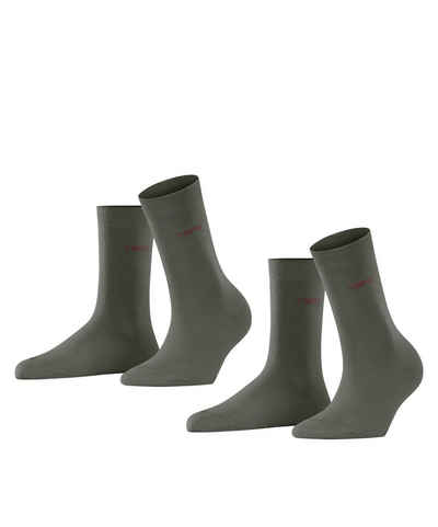 Esprit Socken »Uni 2-Pack« (2-Paar) aus elastischem Material