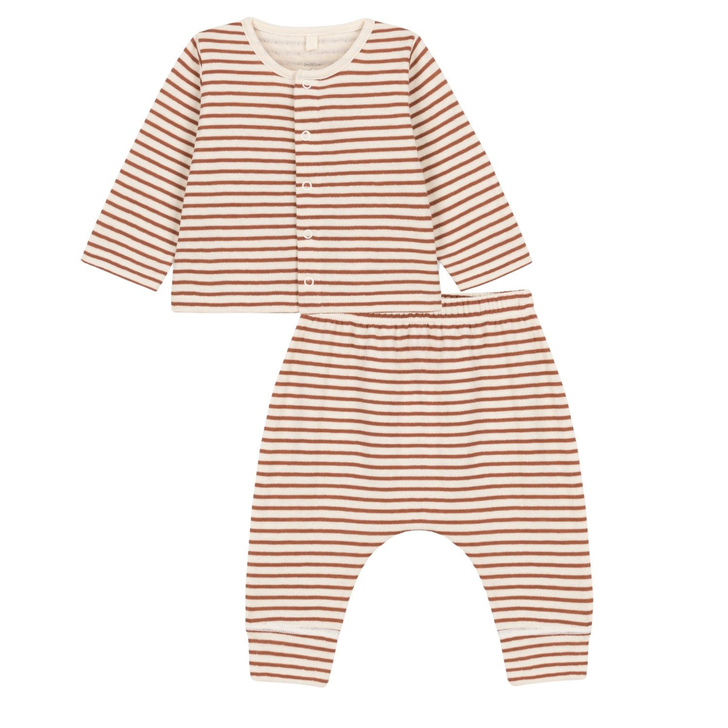 Petit Bateau Relaxanzug Petit Bateau 2-teiliges Baby-Set aus einer Jacke und einer Hose