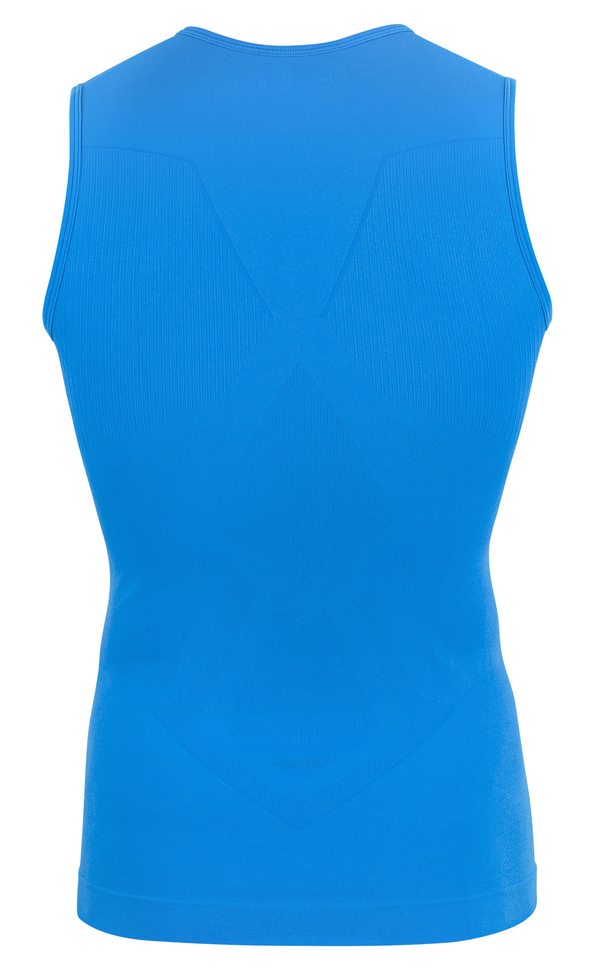 Stark Tanktop Unterzieh-Shirts Ärmellos - - UP Blau Soul® Seamless WARM Funktionsshirt
