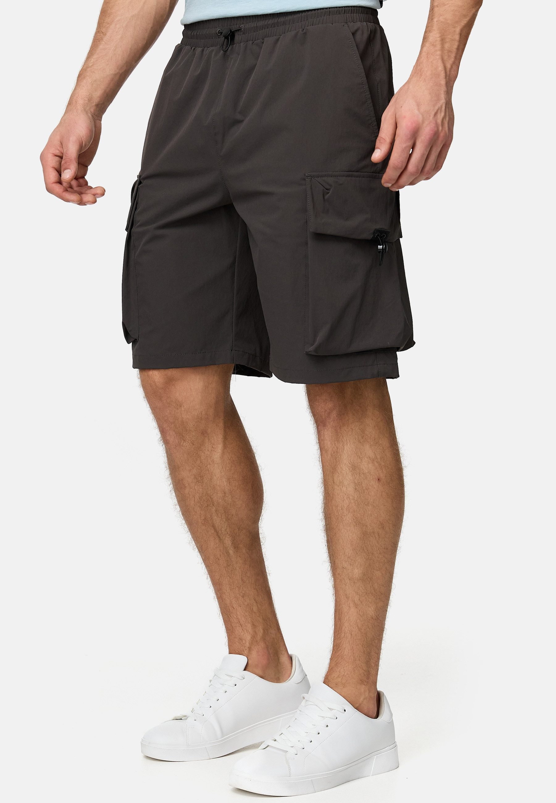 Indicode Cargoshorts Herren INConan Cargo Shorts Herrenshorts aus elastischer Baumwoll-Qualität