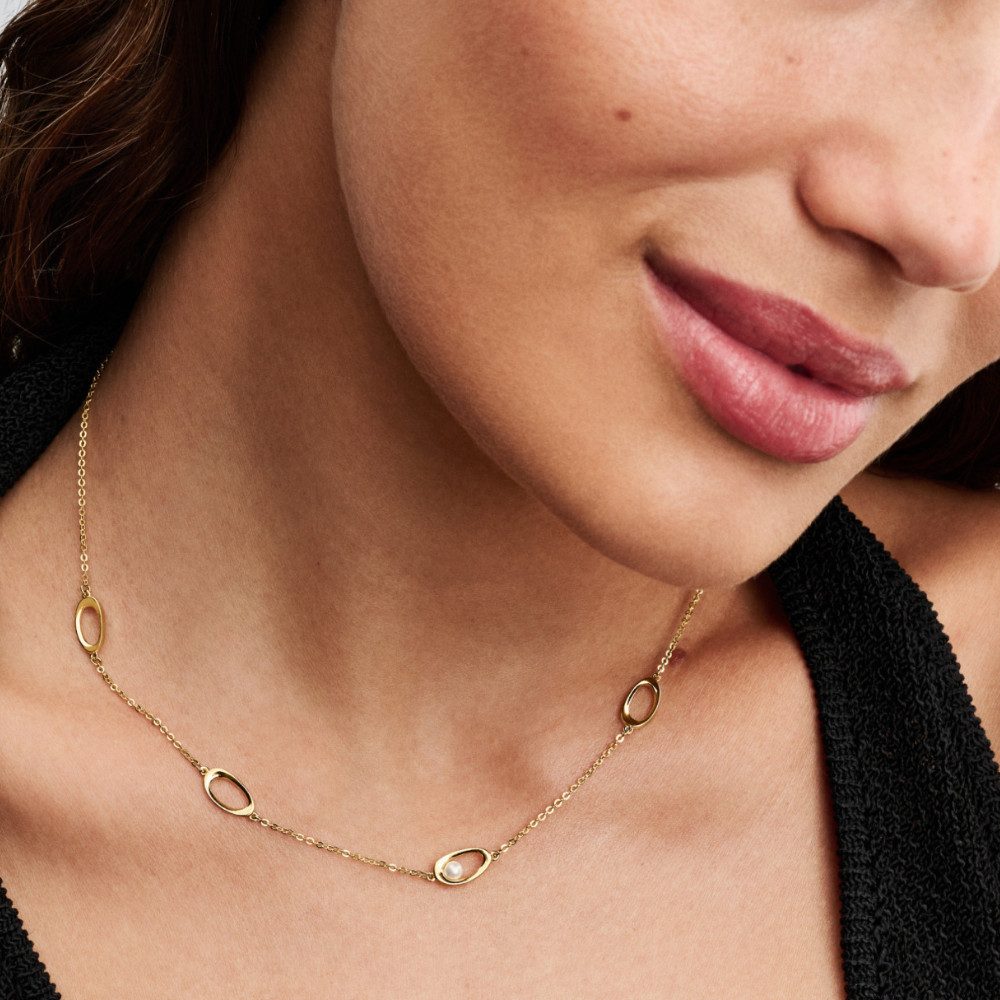 Pandora Perlenkette 363883C01-45, Vergoldet, Perle, Süßwasserzuchtperle, or günstig online kaufen