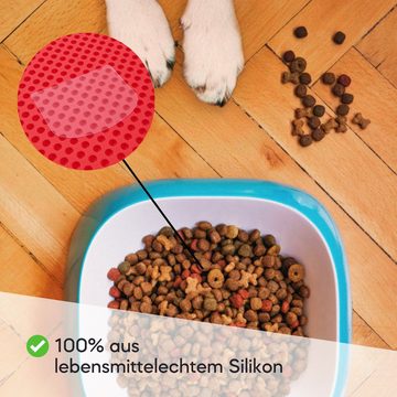 Coradoma Silikonform Backmatte Hundekekse Mini Halbkugeln 1cm Silikonmatte Hundeleckerli