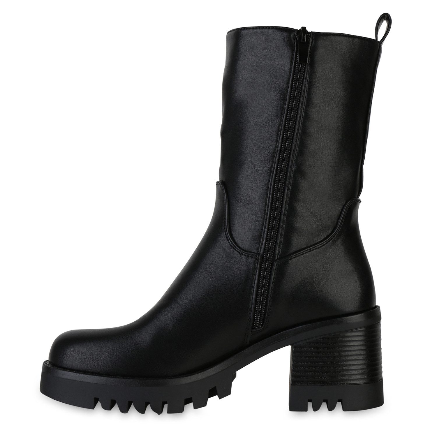 VAN HILL 841469 Stiefelette Damen Klassische Stiefeletten Stiefel Profil-So günstig online kaufen