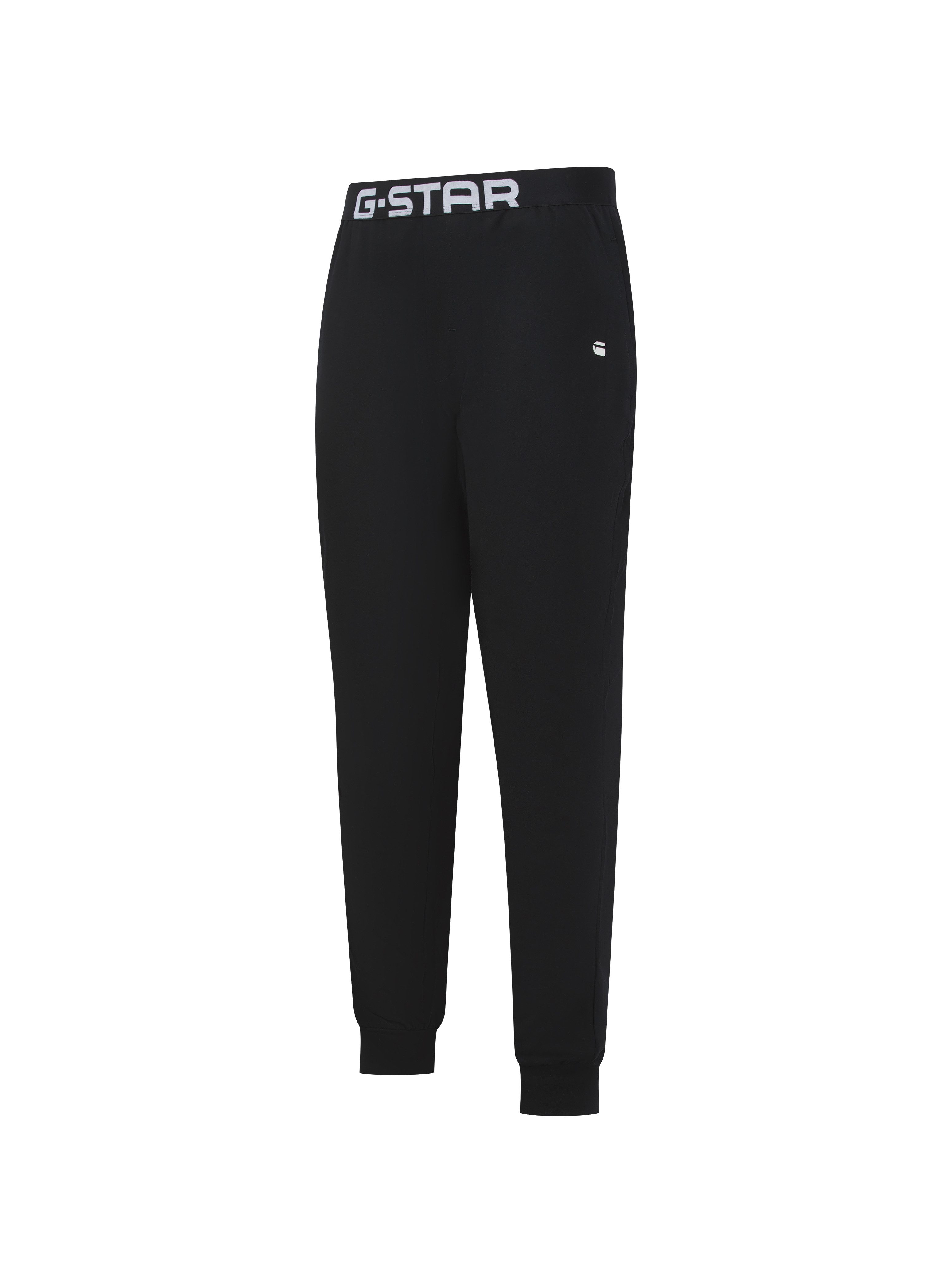 G-STAR Pyjama STONE, LONG SLEEVE T-SHIRT & CUFFED PANTS SLEEP SET (Set, 2 tlg) in elastischer Baumwoll-Qualität, Regular Fit