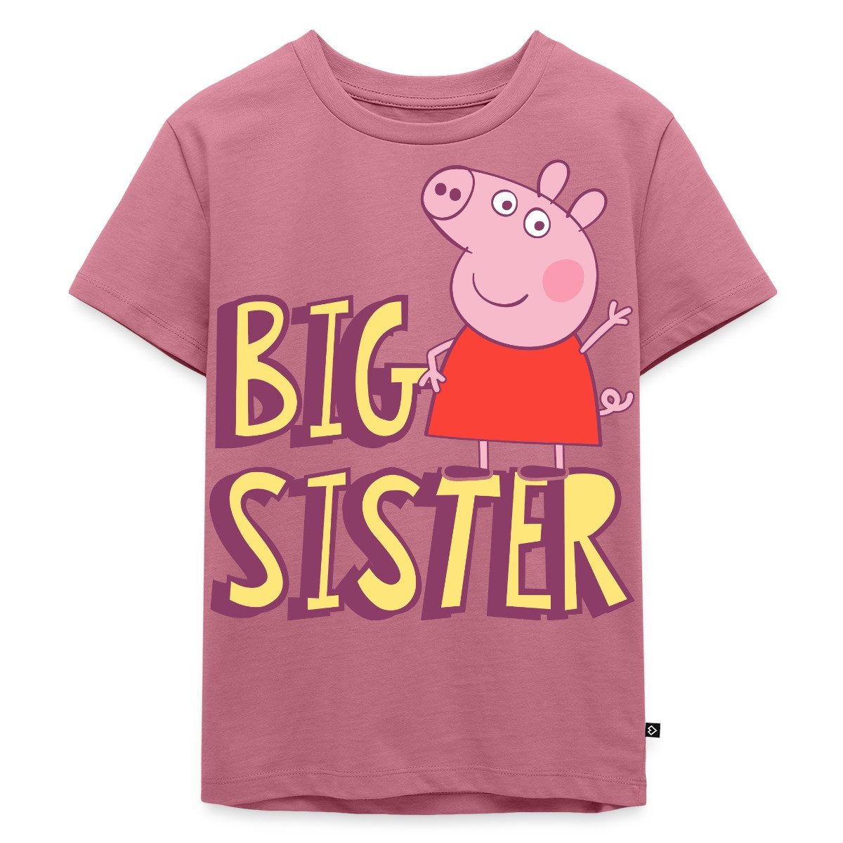 Spreadshirt T-Shirt Peppa Wutz Ich Bin Eine Große Schwester Kinder Premium T-Shirt (1-tlg)