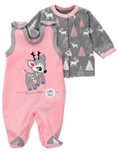 Koala Baby Shirt, Strampler, Jäckchen, Mütze & Schühchen »2tlg Set Strampler + Shirt Rentier - by Koala Baby« (1-tlg)