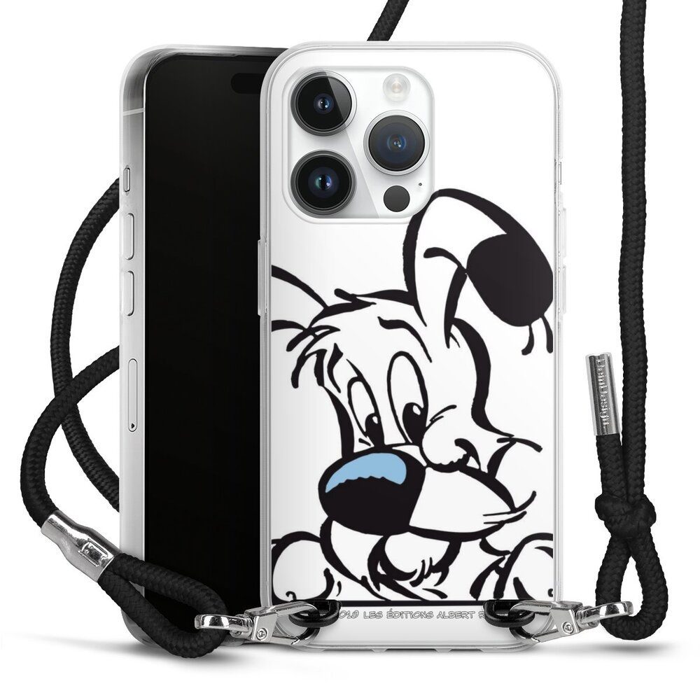 DeinDesign Handyhülle Offizielles Lizenzprodukt Idefix Comic Idéfix, Apple iPhone 15 Pro Handykette Hülle mit Band Case zum Umhängen