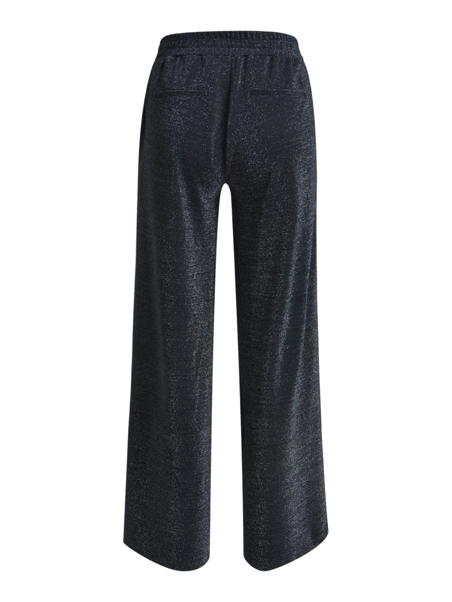 Milano Italy Stoffhose Casual, Polyamid, Allover-Print, Wide Leg, Mittel
