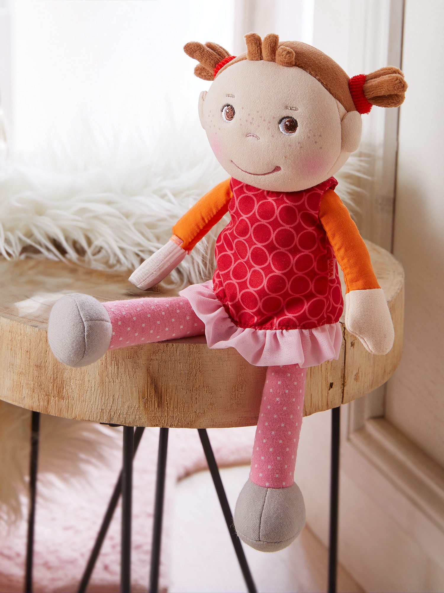 Haba Stoffpuppe Kuschelpuppe Mirka, 25 cm, unisex neutral günstig online kaufen