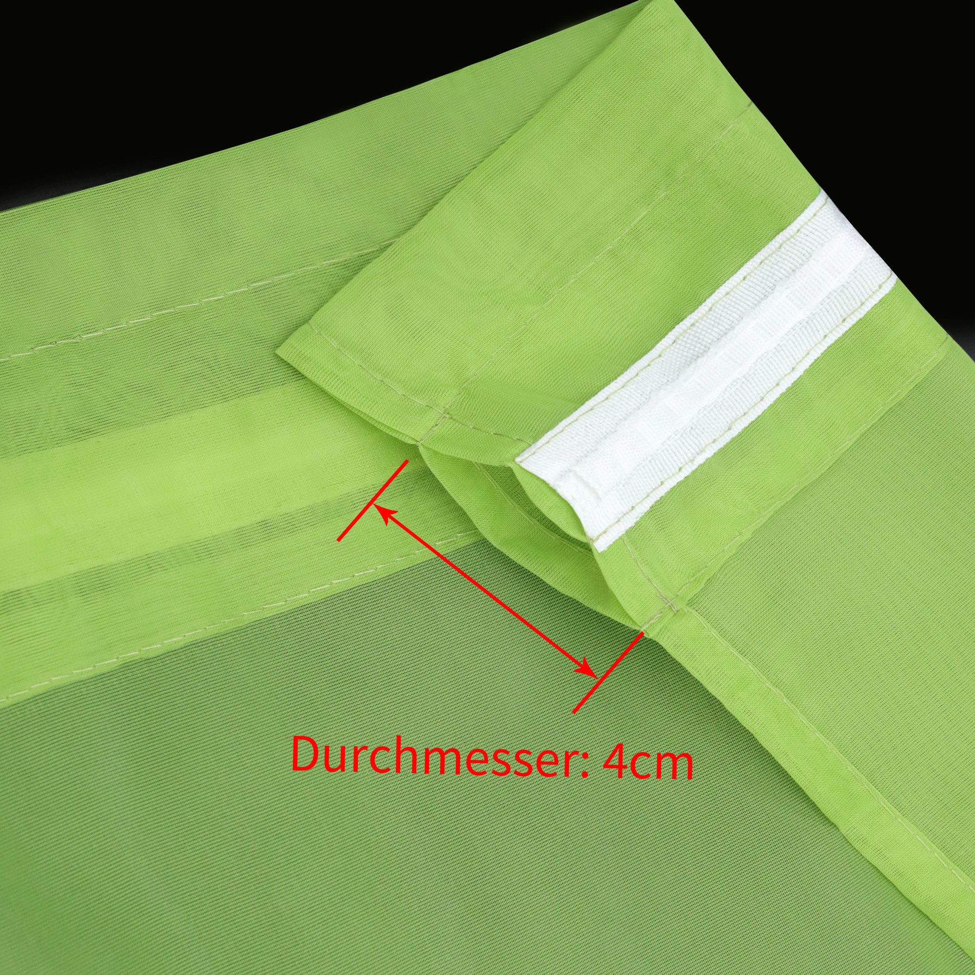 Joyswahl Scheibengardine, Stangendurchzug (2 St), Voile günstig online kaufen