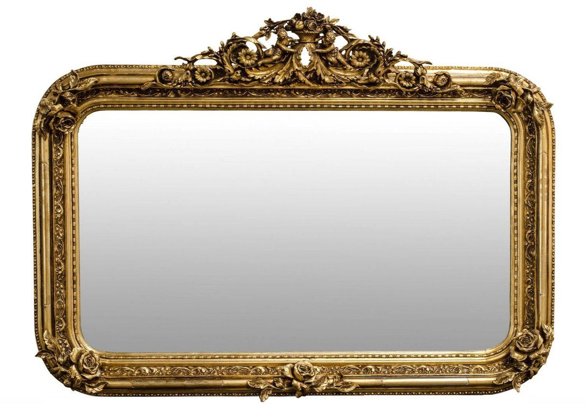 142 H. Wandspiegel Padrino Wandspiegel x 100 Möbel Gold Antik - Barock Casa Stil cm