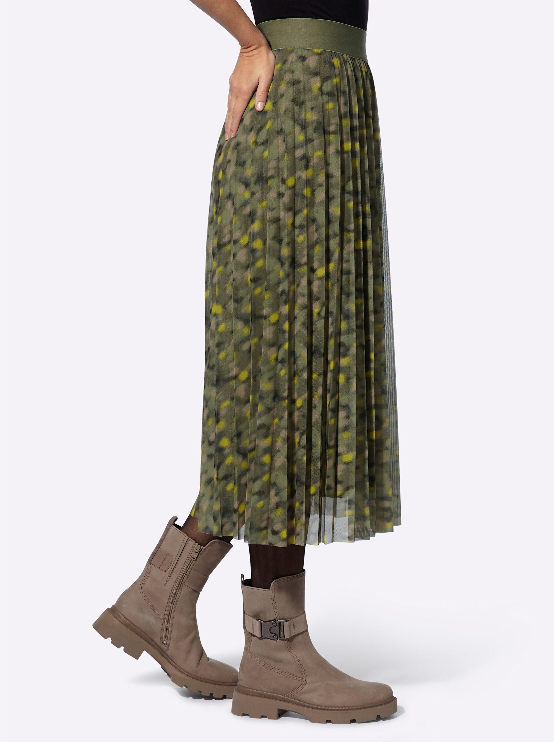 heine A-Linien-Rock Plisseerock . günstig online kaufen