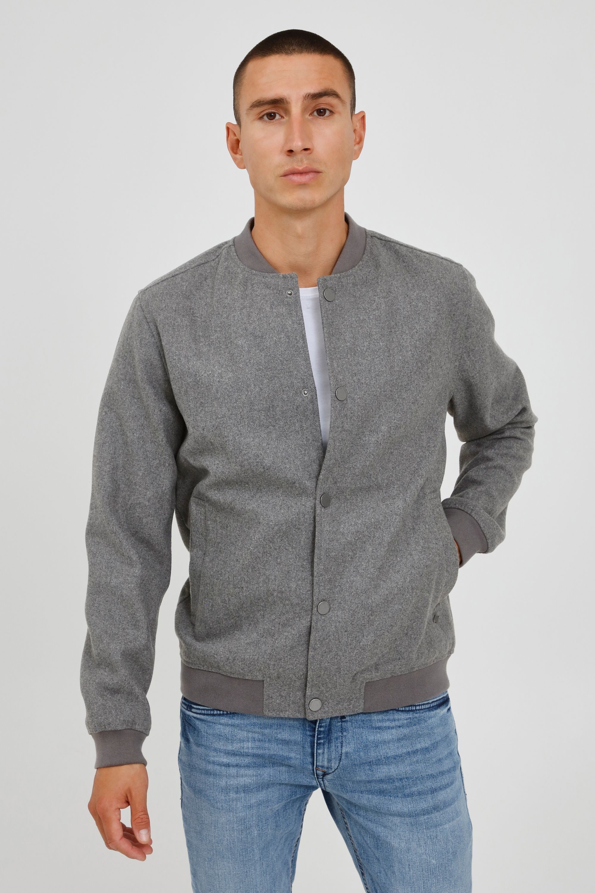 !Solid Kurzjacke SDLio Blouson in Woll-Optik günstig online kaufen