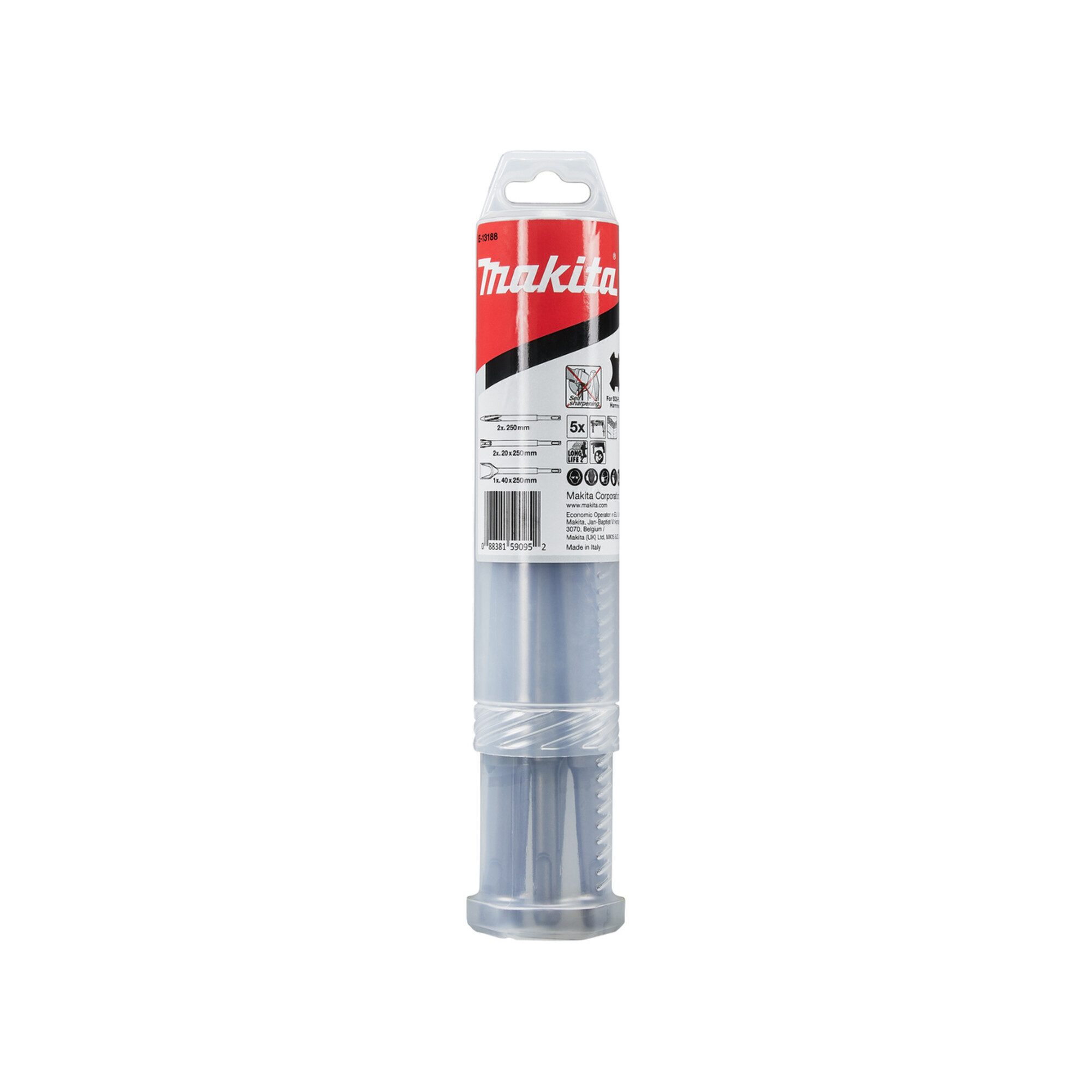 Makita Meißel-Set Makita Meißel-Sortiment 5-tlg., Longlife, SDS-PLUS