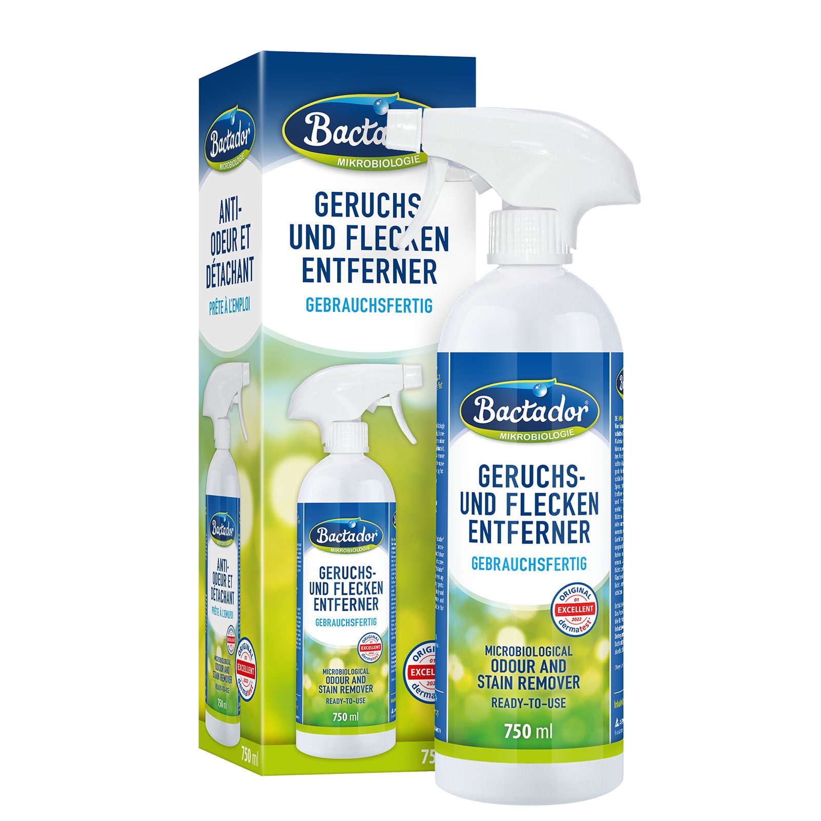 Bactador Bactador Geruchs- und Fleckenentferner Spray 750 ml Flüssigreiniger