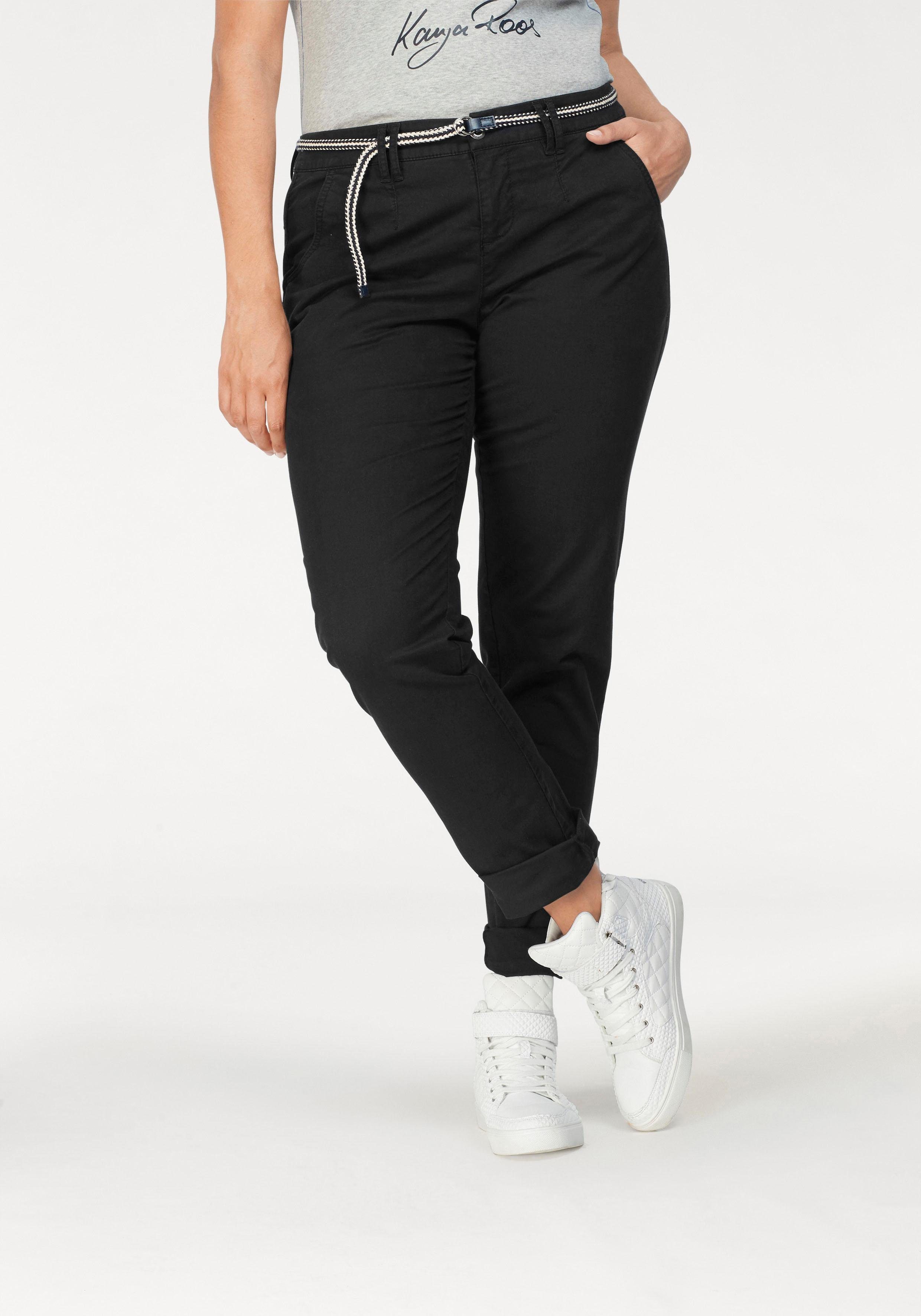 KangaROOS Chinohose (Set, 2-tlg., mit Gürtel) günstig online kaufen
