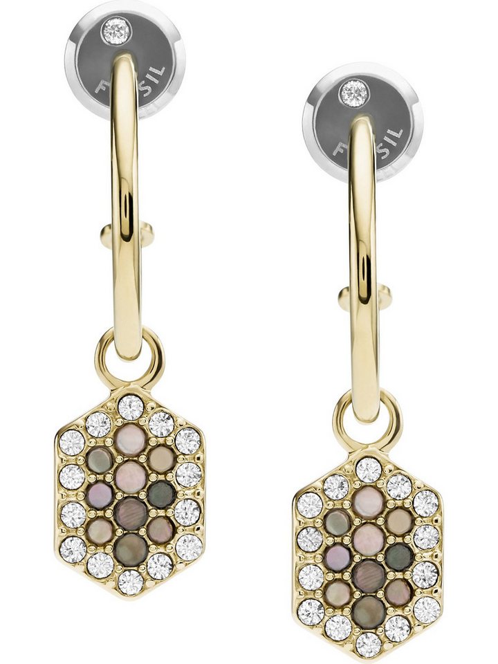 Fossil Paar Creolen Fossil Damen-Creolen... Fossil Paar Creolen Fossil Damen-Creolen...