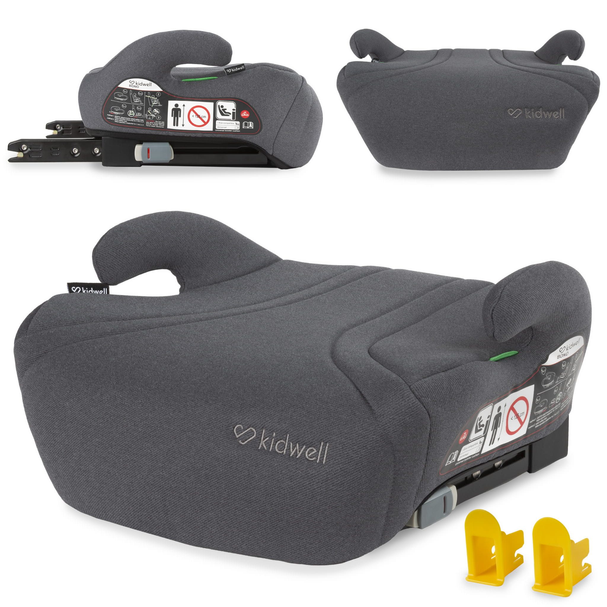 COIL Autokindersitz Kindersitzerhöhungen, Kindersitz, Sitzerhöhung, ab: 6 Jahren, bis: 12 Jahren, ISOFIX, EPE-Schaum, Kindergröße: 125-150 cm