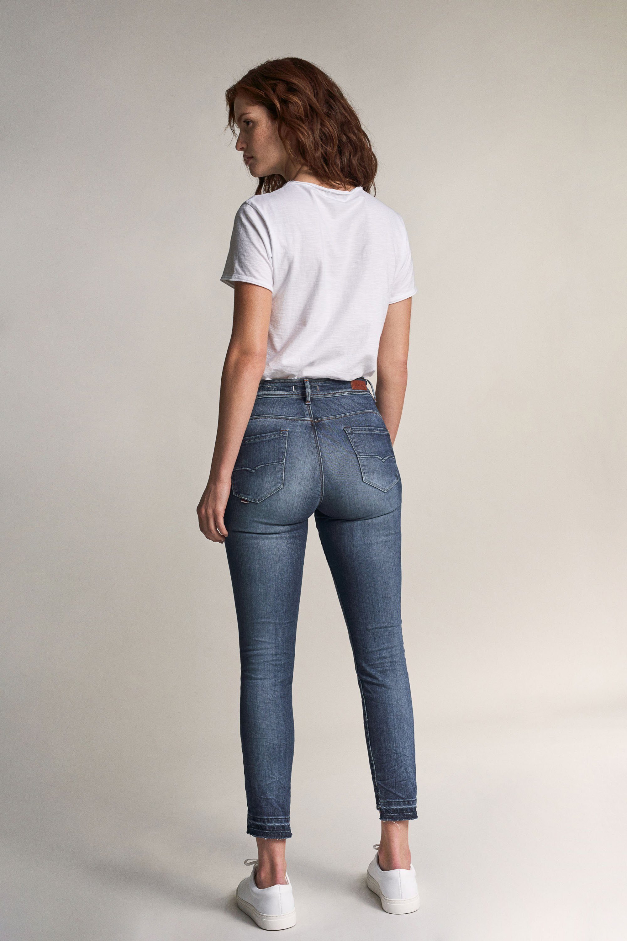 Salsa Stretch-Jeans SALSA JEANS SECRET GLAMOUR PUSH IN CAPRI blue used 119633.8504 – Bild 3 von 4