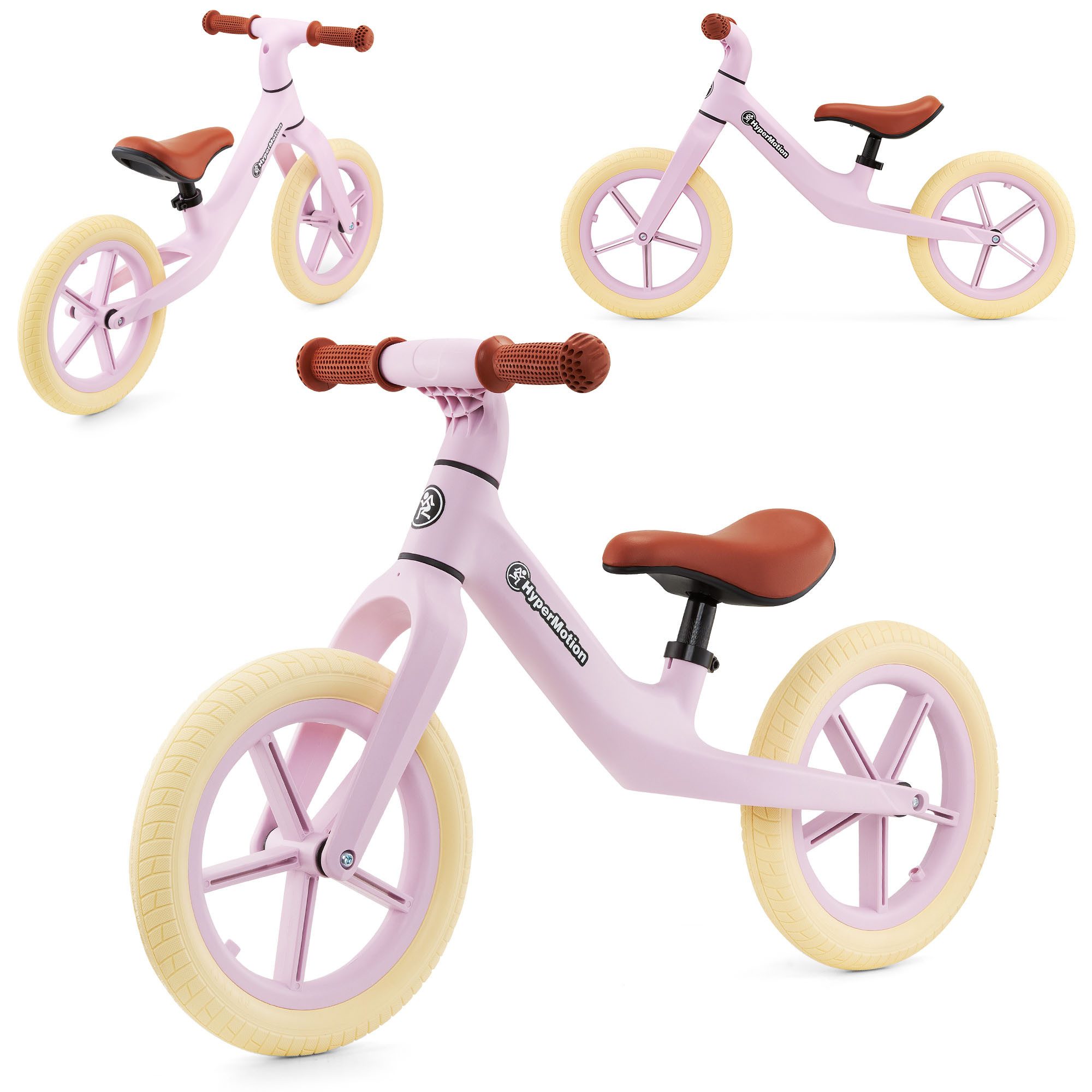 HyperMotion Balance Scooter Kinderlaufrad Marcelo – Retro-Design, Höhenverstellbar, Pannensicher, 0 km/h