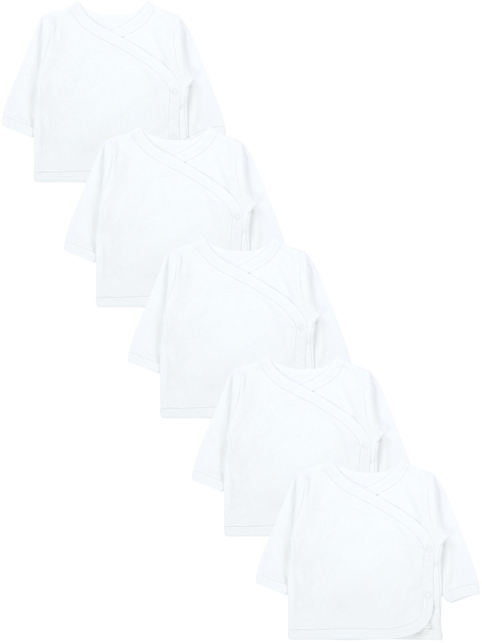 TupTam Wickelshirt TupTam Baby Mädchen Langarm Wickelshirt Baumwolle 5er Set