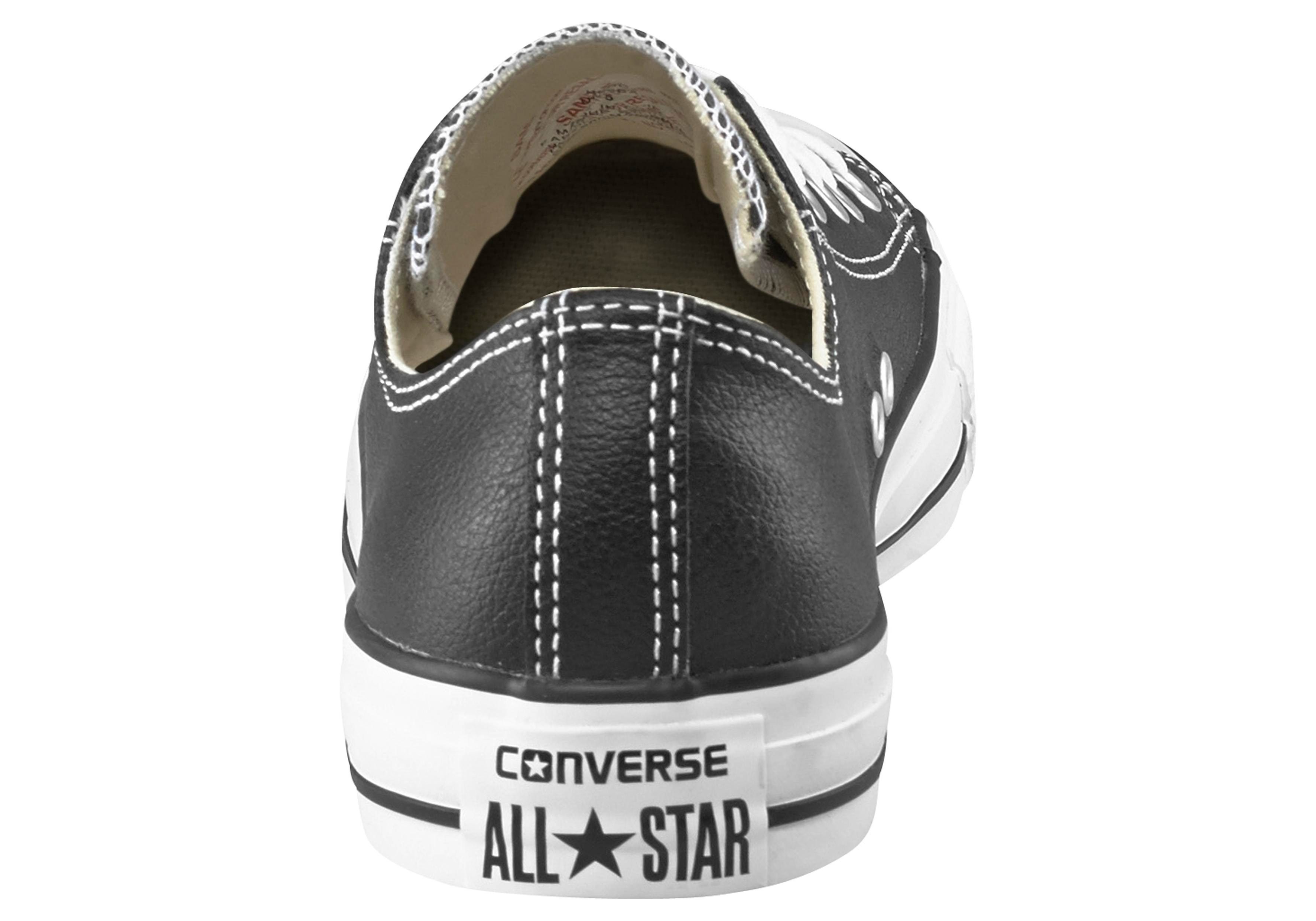 All Star Taylor Leather Chuck Ox Converse Sneaker Basic Black