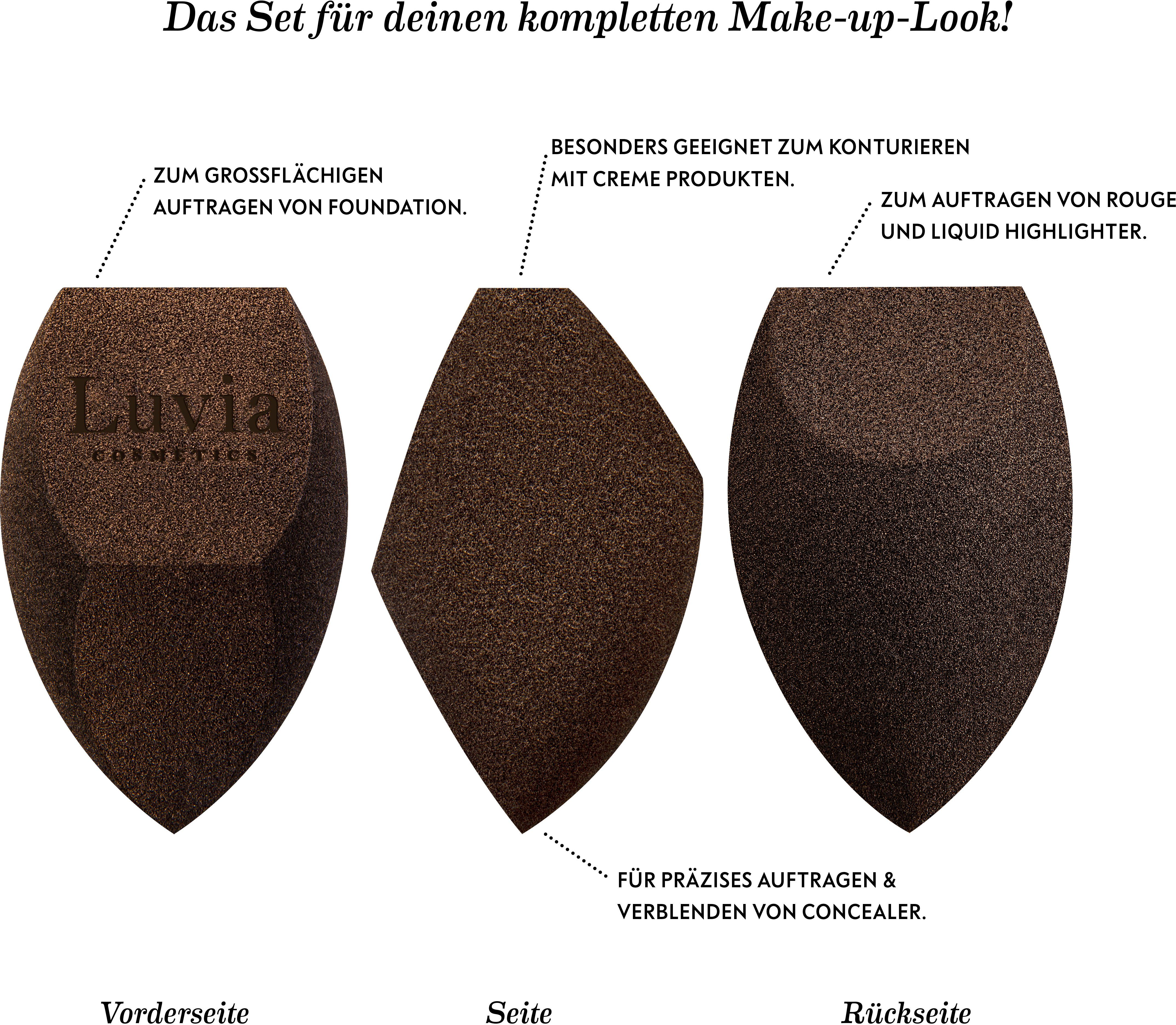 Cosmetics 10 Vegan Moments, Luvia Prime tlg. Kosmetikpinsel-Set