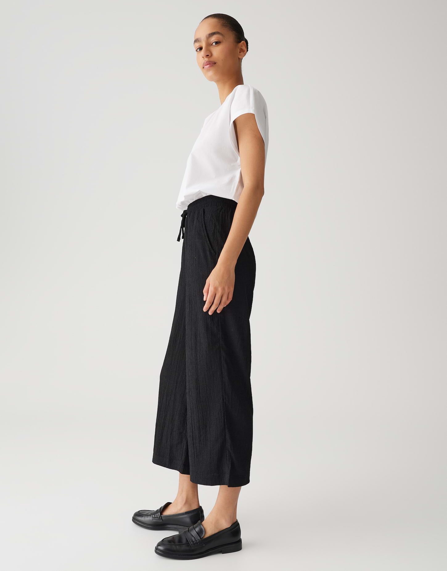 OPUS Culotte MILENI CRINKLE Wide mit Komfortbund – Bild 5 von 5