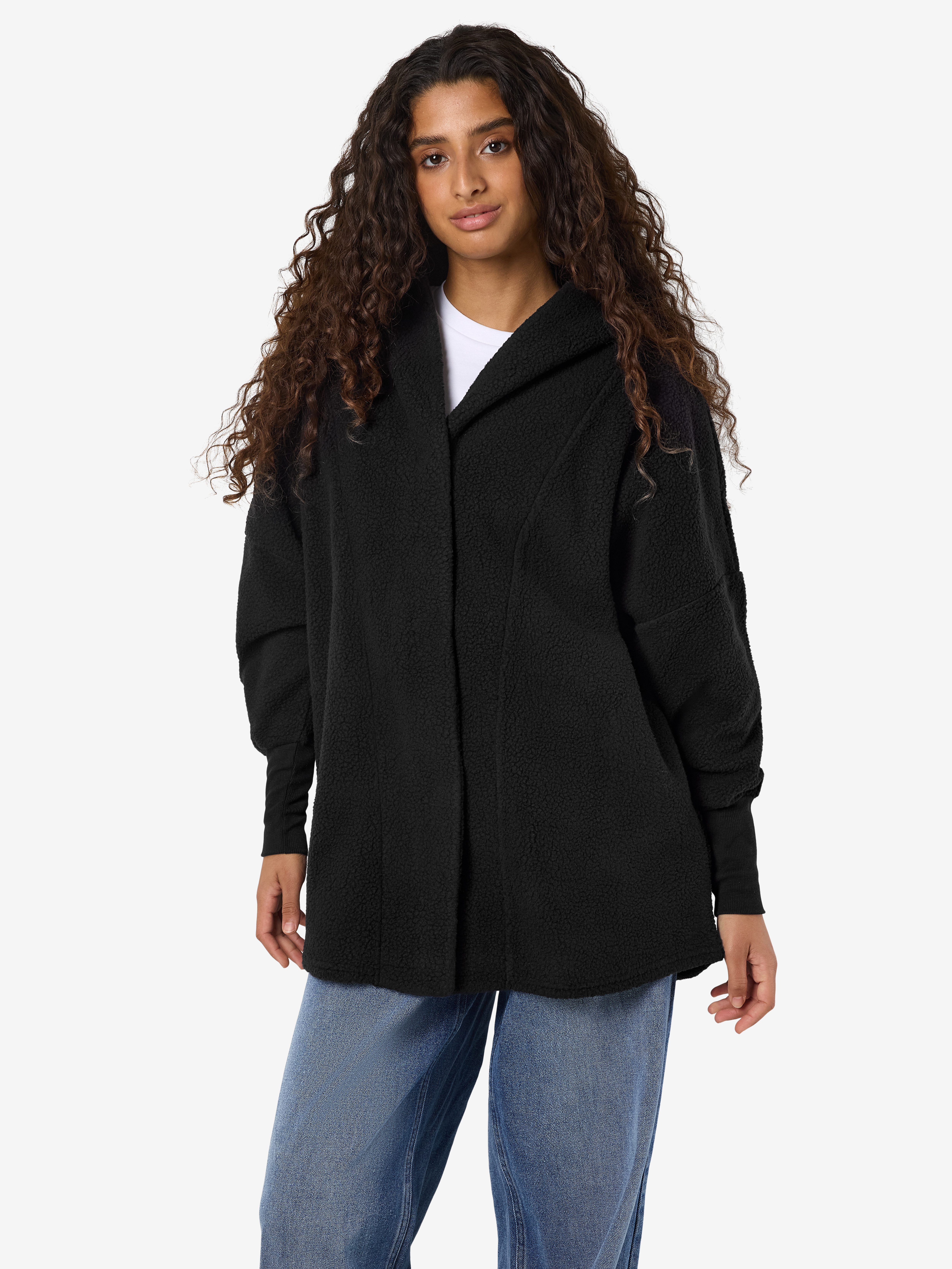 Noisy may Kapuzensweatjacke NMCOZY L/S LONG SHACKET W HOOD JRS NOOS günstig online kaufen