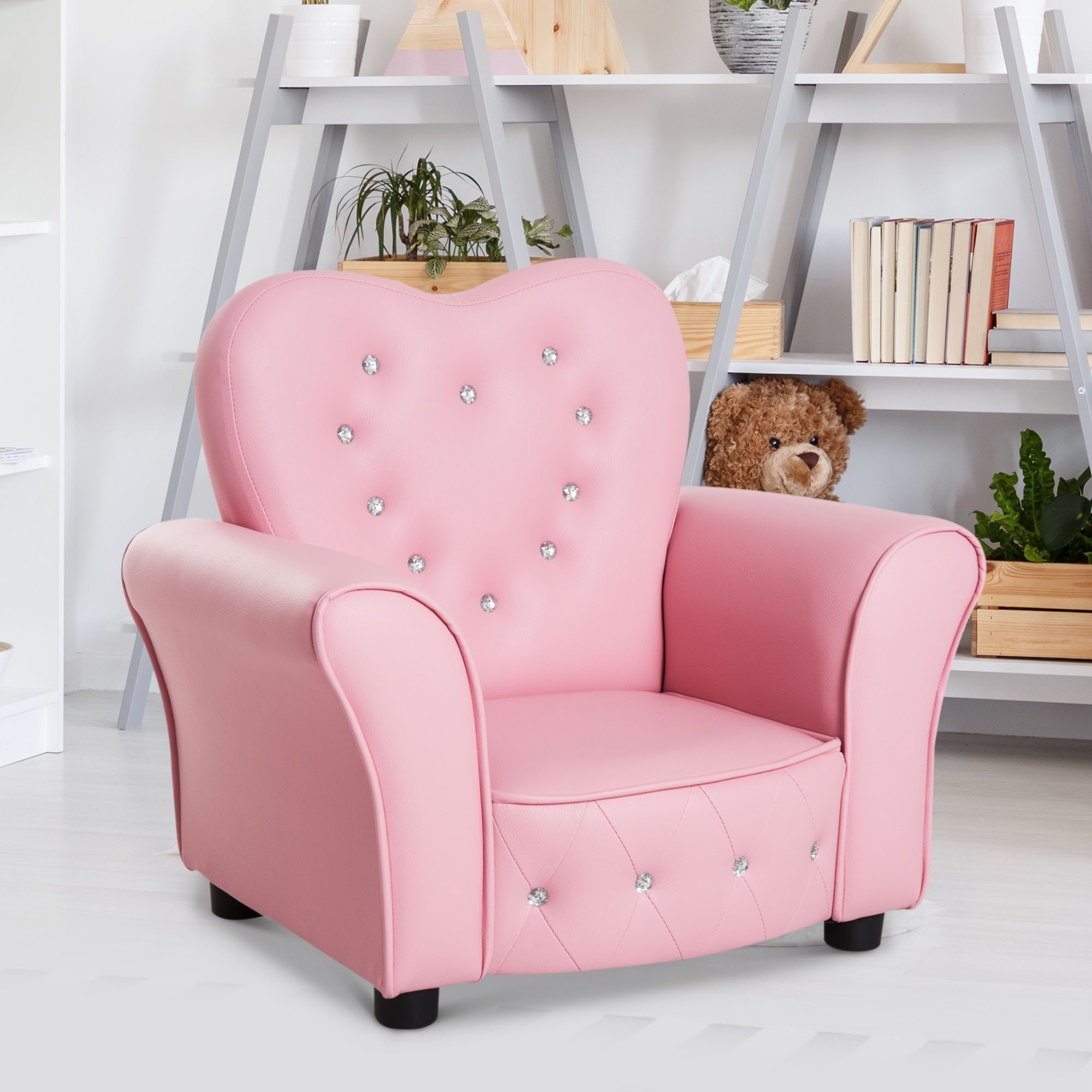 HOMCOM Sessel Kindersessel Prinzessin – Bild 4 von 5