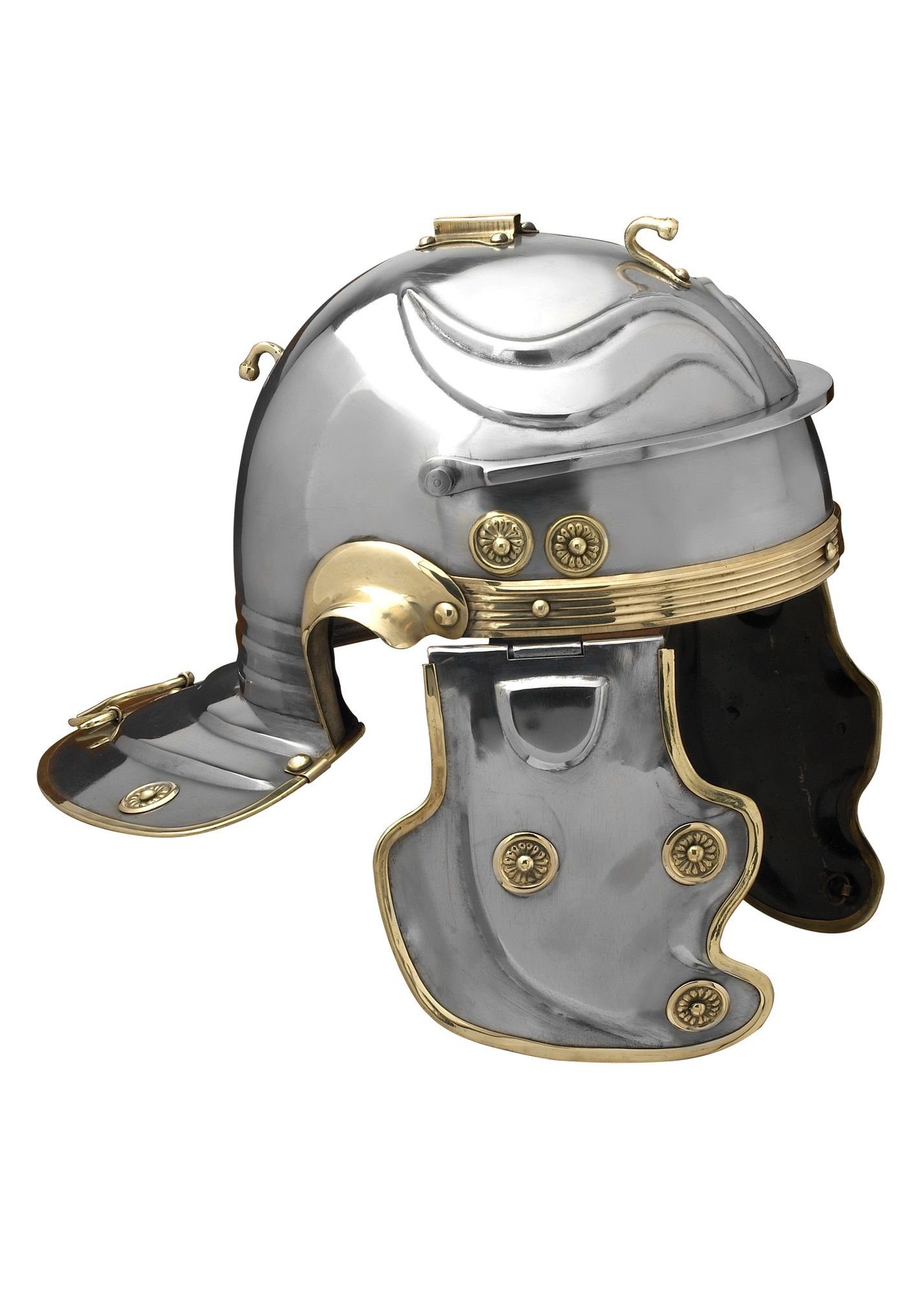 Battle Merchant Ritter-Kostüm Helm, Imperial Gallic -G- Weisenau, Stahl