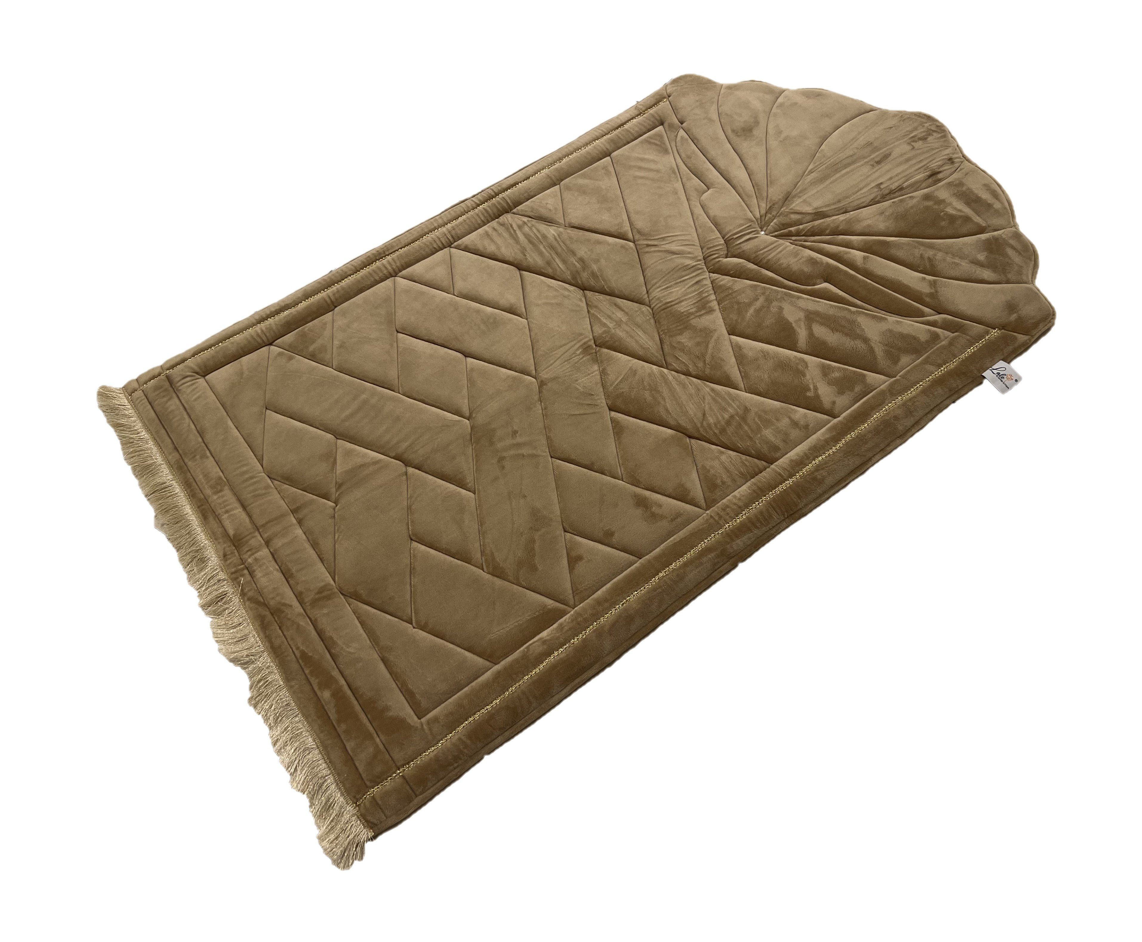 Lale Collection® Orientteppich Gebetsteppich Braun Samt günstig online kaufen
