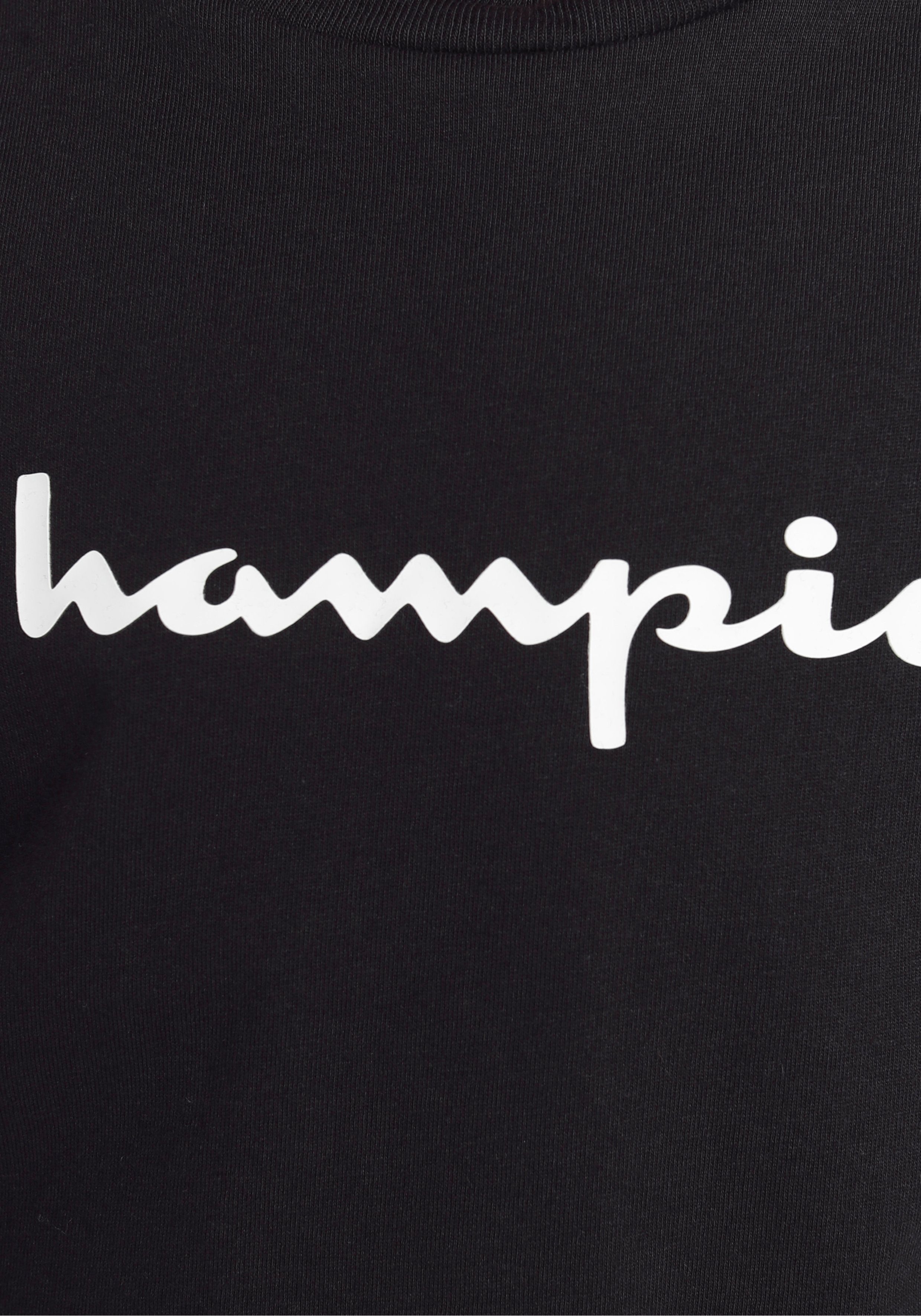 T-Shirt schwarz Champion T-Shirt Crewneck